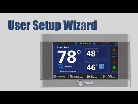 Nexia 824/850 Thermostat User Setup Wizard
