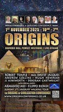 Origins Conference | 1st November 2025 | Wiltshire, UK + Live-Stream