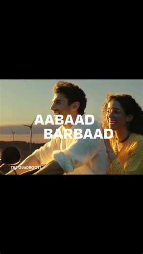 The Quadroots on Instagram: "AABAAD BARBAAD 💔 Some stories are seen, some are felt 🎬 Music heals the rest 🎶 Follow/Like/Share/Save/Comment/Repost ✨ Song Synopsis: Aabaad Barbaad is a soulful and deeply emotional love song from the film Ludo that explores the fragile balance between hope and heartbreak. It captures the feeling of giving yourself completely in love—then standing at the edge, unsure whether it will heal you or break you apart. Sung with raw vulnerability by Arijit Singh, the voc