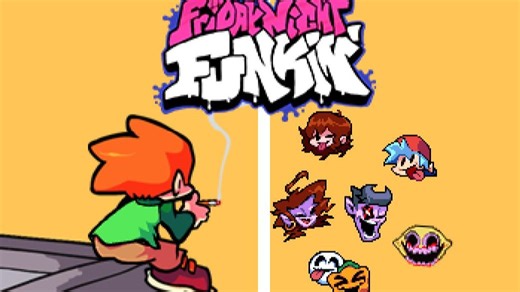 【FNF原版更新】Pico全结算动画 freeplay小图标动画展示