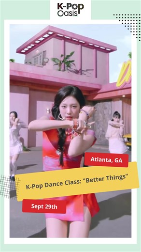 K-pop dance class alert! September marks the end of summer 😱 We’re saying farewell to the season with some summery K-pop vibes. ☀️Sept 29 @ 7PM: “Better Things” by @aespa official Join this all levels dance class! Wear your summer-iest summer clothes (I’m talking florals, summer dresses, Hawaiian shirts — the works!) and learn this fun choreography with us. 🌴 Sign up link in bio! #kpop #kpopatlanta #kpopatl #atlantakpop #kpopdanceclass #kpopdance #kpopfyp #fypkpop #kpopdancer #atlanta #atlanta