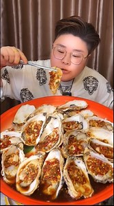 Spicy Oyster eating mukbang show , Seafood eating challeng show. | Mukbang Show