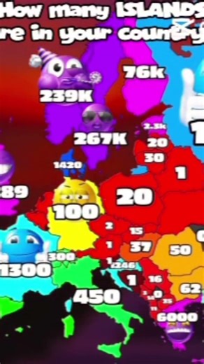 How man islands does your country have #mapping