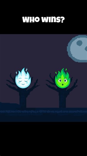 WHITE VS GREEN FIRE RACE! ⚪🔥🟢 👇 Pick one!