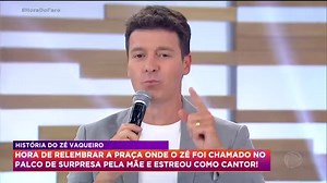 3M views · 10K reactions | Hora do Faro conta a história de Zé Vaqueiro, o cantor por trás do hit "Letícia" 朗 Arraste o sofá e vem dançar com a gente! | Hora do Faro | Facebook