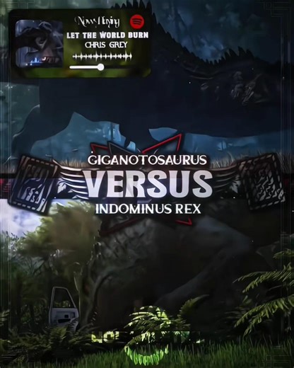 Giganotosaurus VS Indominus Rex