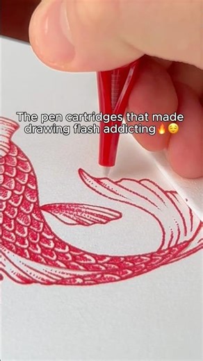 The pen cartridges that made drawing flash addicting 🔥😌*#inluminoheartink #tattooart #inked