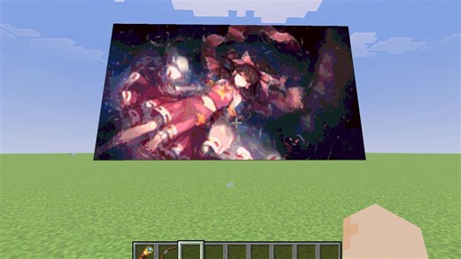 [MCBE]制作一块可以游戏内展示任意图片的显示屏