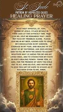 St Jude Healing Prayer for Miracles, Hope, and Impossible Causes