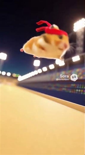 Fastest hamster in the world 🌎#fast #hamster #ai #camera #funny
