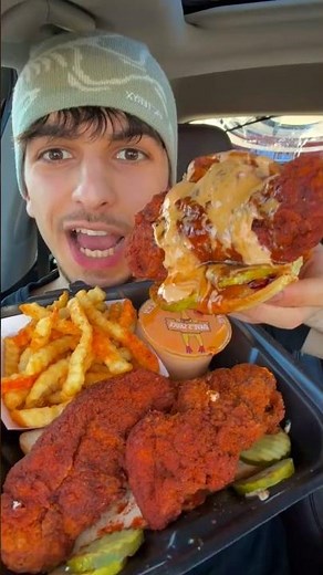 🔥 Dave’s Hot Chicken Mukbang ASMR | Spicy Chicken Eating Show 🔥 #daveshotchickenuk #mukbang #asmr