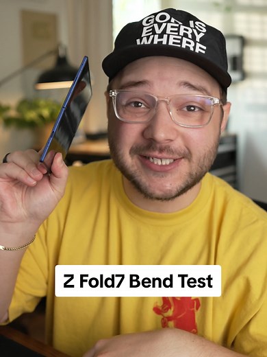 How did the Z Fold7 survive the @Jerry Rig Everything bend test? #techtok #tech #samsung #android #zfold7 #imparkerburton #androidguy