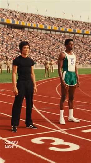 Bruce Lee vs Olympic Sprinter… and breaks the rules 🏃😳