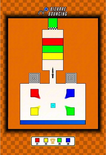 Bouncing Square Race Challenge: A Satisfying Competition