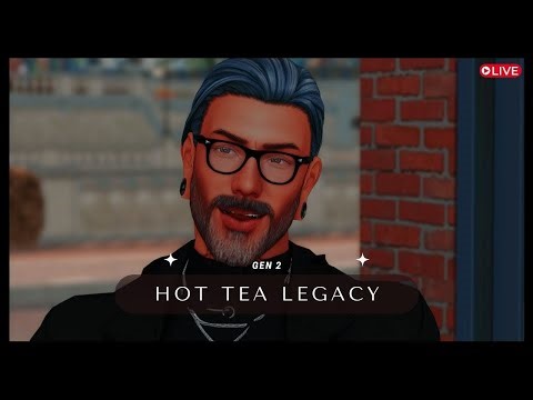 Hot Tea Legacy Challenge ☕️ [LONG PLAY] | cozy with a dash of chaos 🔥| The Sims 4