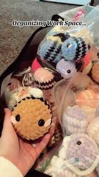Organizing My Workspace (Attempt 1) 🧸✨ Decluttering & Sorting Plushies for New Projects!