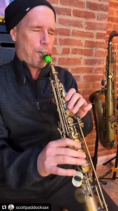 P. Mauriat artist Scott Paddock on his System 76 (II) Soprano…what a sound!!💥💥🎷 #Repost @scottpaddocksax ・・・ Playing a little soprano sax this morning #pmauriat #pmauriatsaxophone #soprano #saxophone | P. Mauriat Musical Instruments