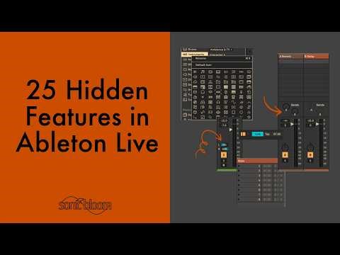 25 Hidden Features in Ableton Live (Browser, Control Bar, Mixer Section & Scenes)