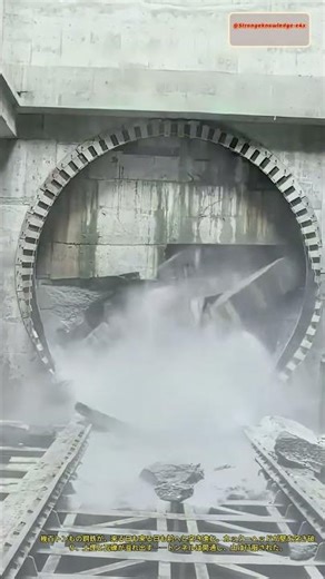 快挙：トンネル掘削機が掘削を完了