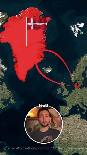 Why Denmark Owns Greenland 🇩🇰🇬🇱 #denmark #greenland #history