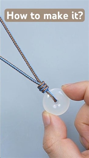 How to make it?#shorts #shortsfeed #diy #craft #diycrafts #handmade #howto #pendant #fashion #knot