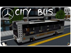 How to Build a City Bus in Minecraft (Mercedes-Benz Citaro C2) Minecraft City Bus Tutorial