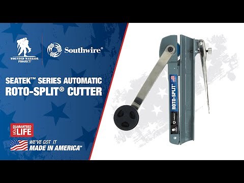 Seatek™ Series Automatic Roto Split® Cutter RS 101AC-WW Southwire® Wounded Warrior Project®