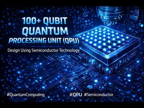 100+ Qubit Quantum Processing Unit (QPU) Design using Semiconductor Technology.