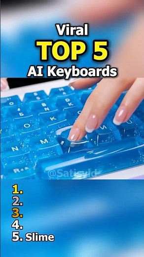 Top 5 Satisfying AI Keyboards 💎 I ASMR