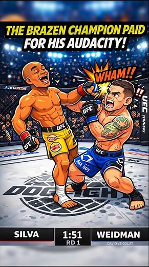 Shock KO! Anderson Silva vs Chris Weidman 🥊💥