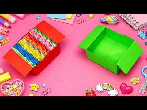 Origami Transformer Box ( No Glue ) | How to make a paper box | Easy DIY Paper Box Tutorial