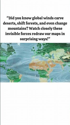 How Wind Shapes Landscapes Across Continents #climate #earthscience #wind