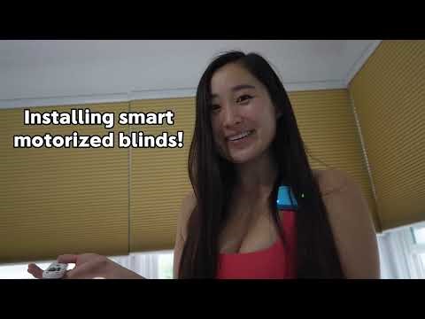 Installing SMART MOTORIZED BLINDS to upgrade my home!