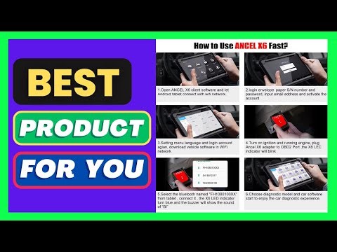 Ancel X6 OBD2 Automotive Scanner Professional