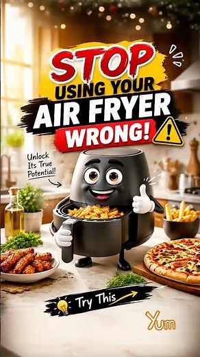 The air fryer mistake everyone makes #airfryer #tips #shorts