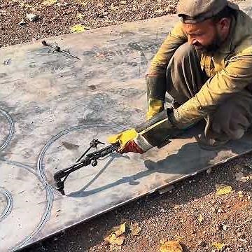 From Ship Plate To Rim: The Complete Fabrication & Welding Process (Rebuilding Cracked Rim Plate)