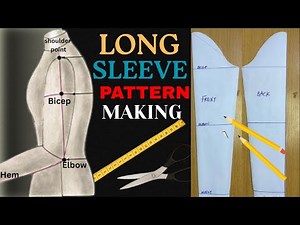 Easy Basic Long Sleeve Pattern Making | step-by-step Tutorial