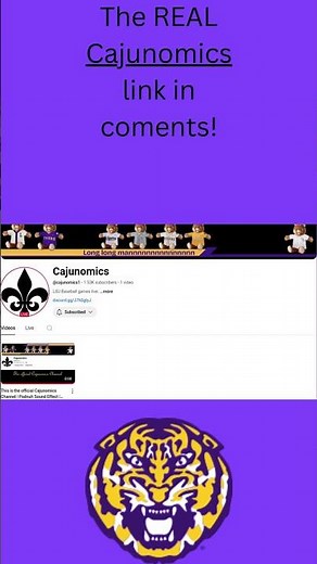 The REAL Cajunomics link in coments! #cajunomics ‪@cajunomicslsu‬ #geauxtigers #lsubaseball