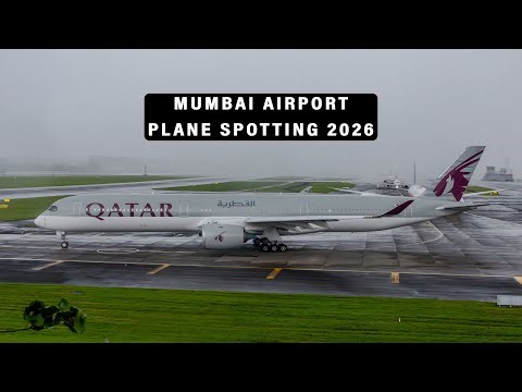 Mumbai India 🇮🇳 Plane Spotting Rush hour ! Close up Landing :Take off Plane Spotting MEGA Comp