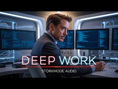 STARK MODE – Futuristic Focus Beats for Creators | Work Music Inspired by Tony Stark