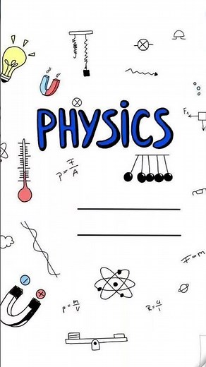 "Physics Project File Front Page Design | Class 12/10/9 | Creative & Simple Cover Page Idea"