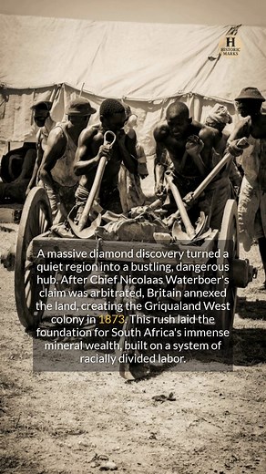 A diamond rush transformed a quiet region and laid the foundation for South Africas mineral wealth. #history #discovery #SouthAfrica | Historic Marks