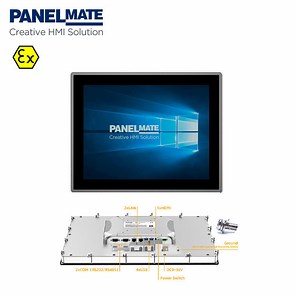 [Hot Item] 15 Inch IP65 Rugged Explosion-Proof Industrial Control Panel PC HMI PLC Kvm Extender Atex-Ex Control Panel PC Industrial PC All-in-One PC