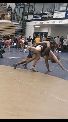 Not to be outdone, high schooler Melvin Miller takes out one seed and #9 ranked NCAA wrestler Brandon Cannon of Ohio State to make the finals of the Clarion Open with this slick drag in the third period to seal the victory #fblifestyle | Colby Crank