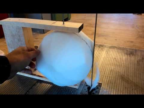making spheres from foam