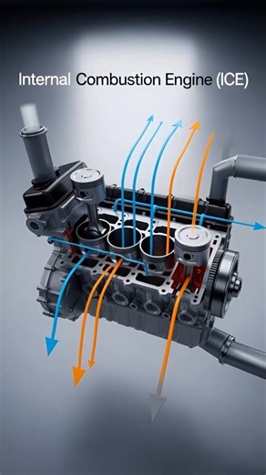 Ai Engine Kaise Kaam Karta Hai? 🏎️ | Internal Combustion Engine Explained​Petrol vs Diesel Engine
