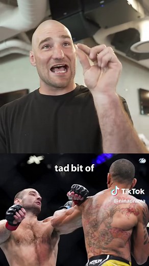 UFC fighter Alex Pereira gave Sean Strickland flashbacks LOL #ufc #alexpereira #seanstrickland #ninadrama #mma