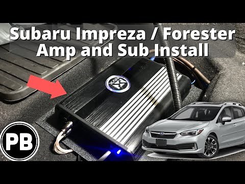 2017 - 2021 Subaru Impreza / Forester Amp and Sub Install
