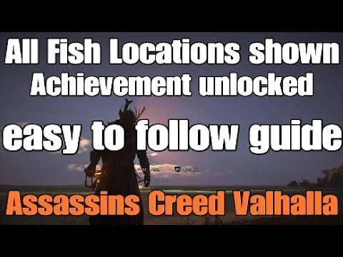 Assassins Creed Valhalla Big catch trophy easy guide with all Fish locations