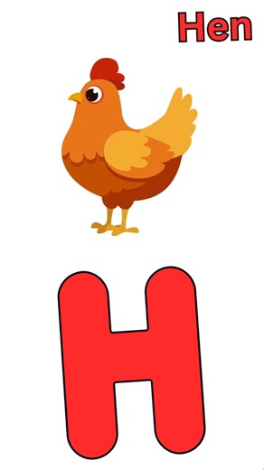 ABC Phonics Song l Letter H Song for Kids | Horse, Hen & House#Shorts